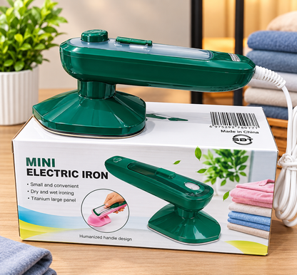 Mini Electric Portable Iron – Wet & Dry Travel Garment Steamer