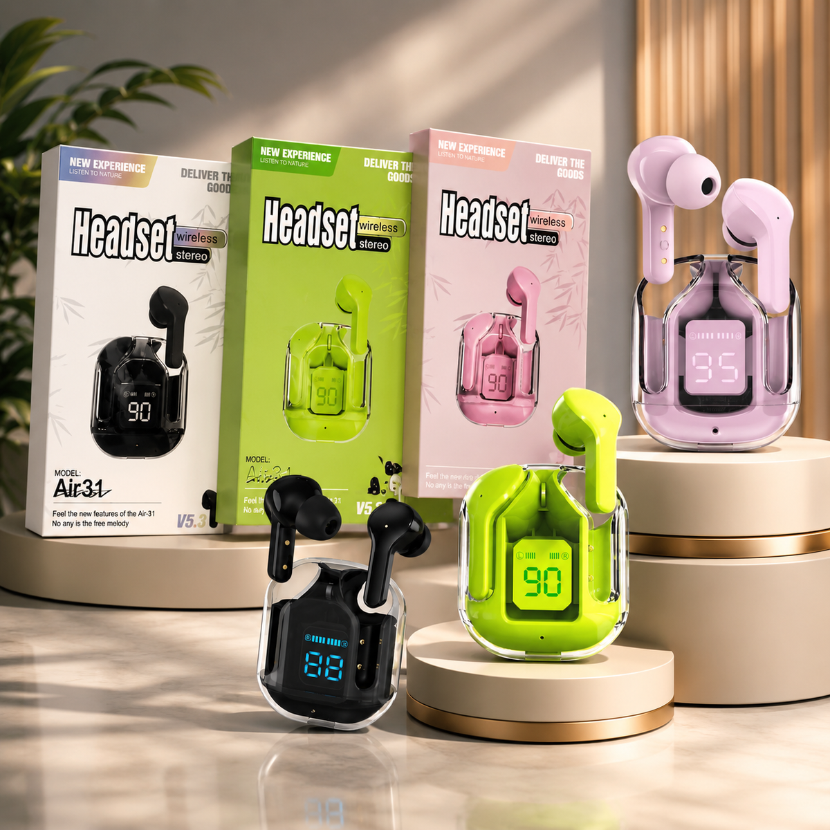 Air31 TWS Wireless Earbuds-Premium Earbuds,Premium Sound