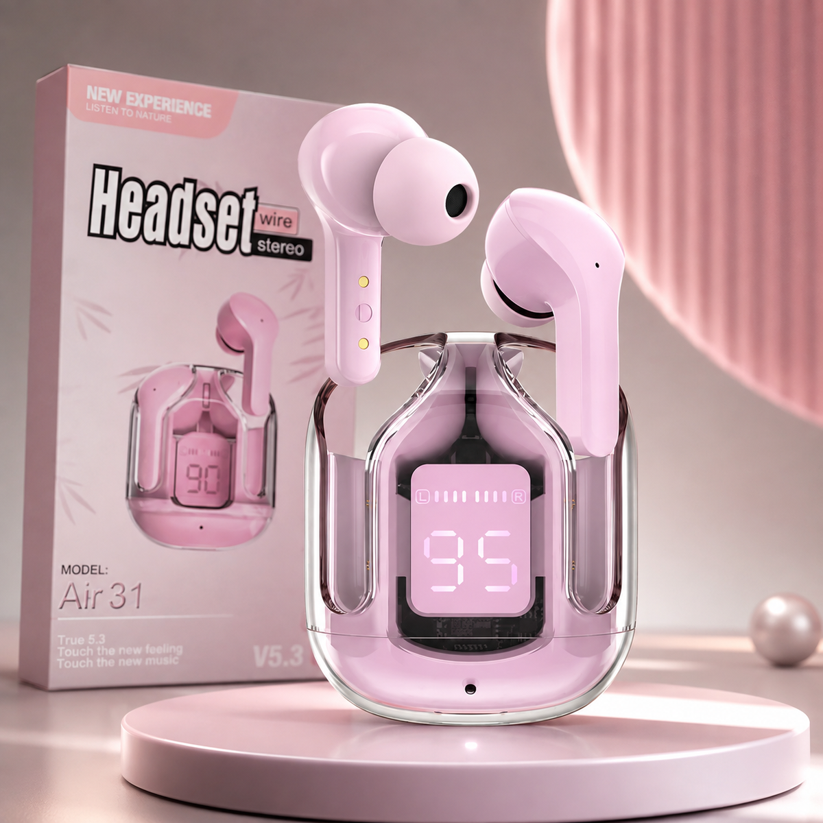 Air31 TWS Wireless Earbuds-Premium Earbuds,Premium Sound